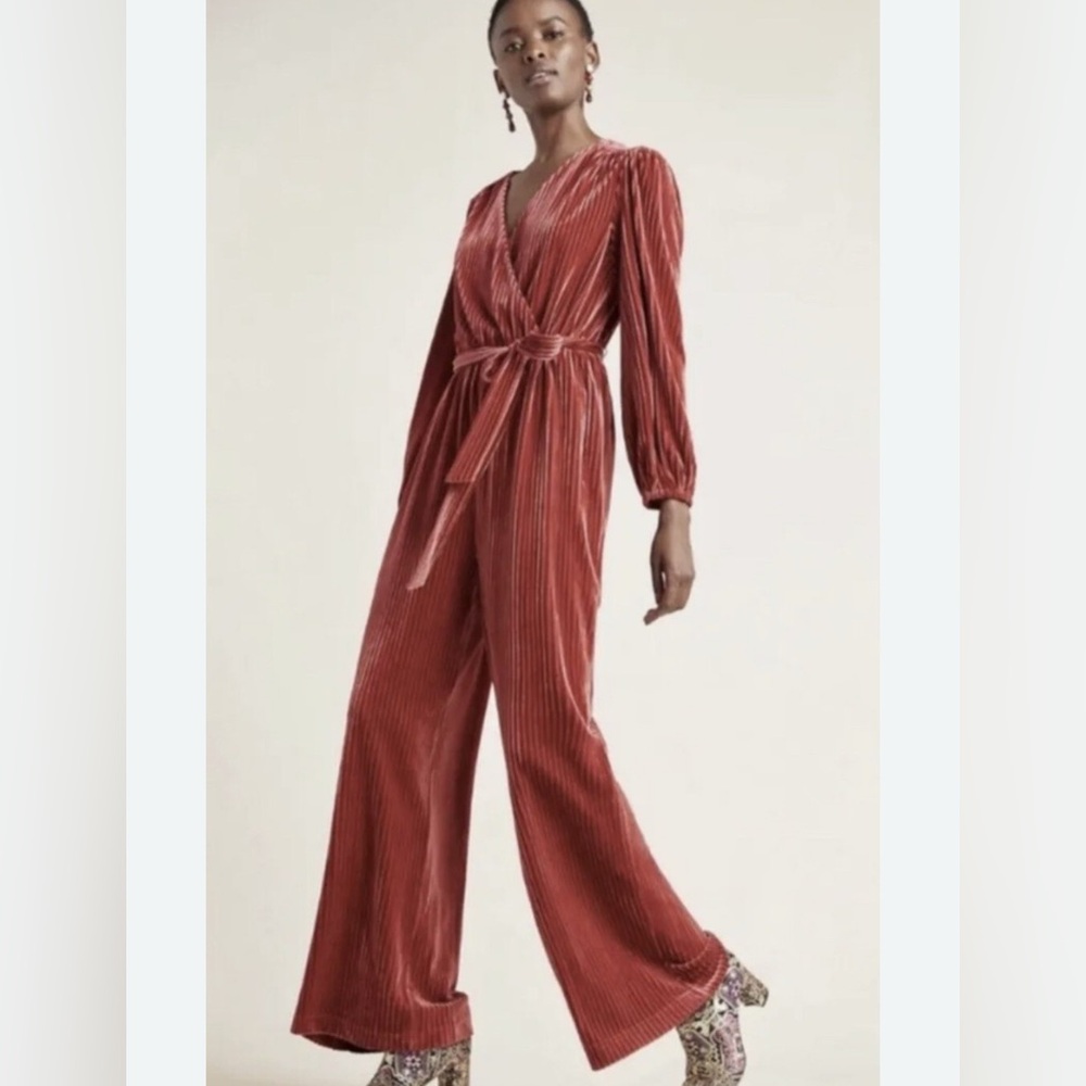 Anthropologie Ali & Jay Velvet Cord Jumpsuit XS